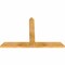 Ekena Millwork Portland Rough Sawn Timber Gable Bracket, Western Red Cedar, 48"W x 32"H x 2"D x 4"F, 16/12 Pitch GBW048X32X0204POR00RWR - alternate 2